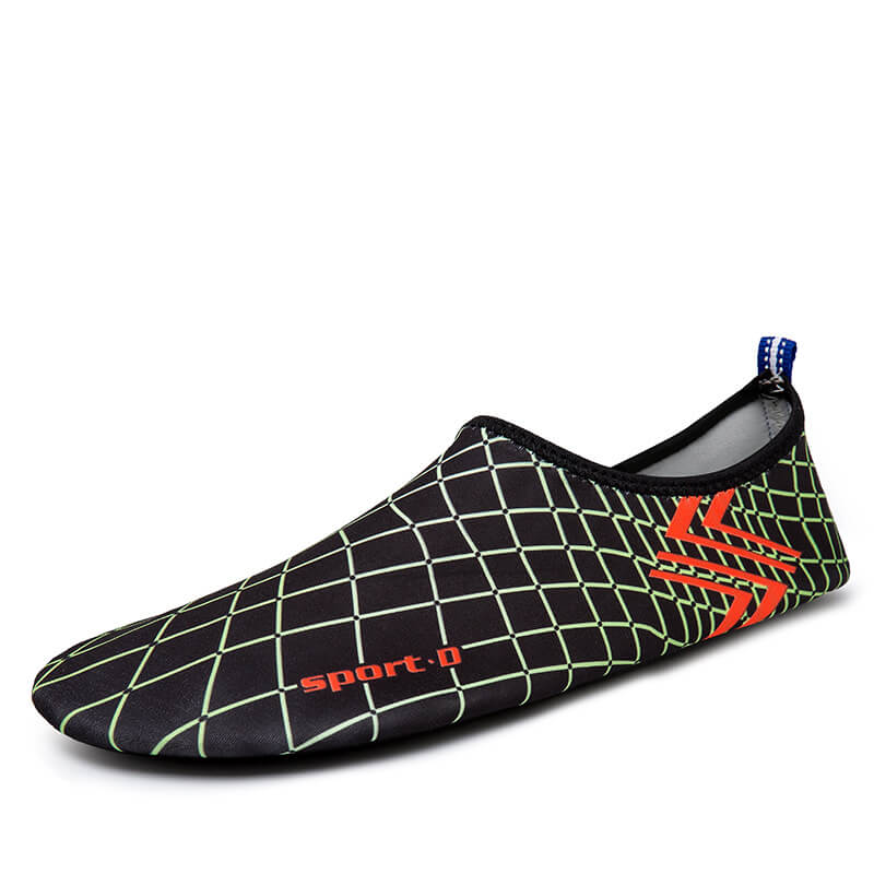 Barefoot quick-drying socks-grid green