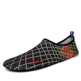 Barefoot quick-drying socks-grid green