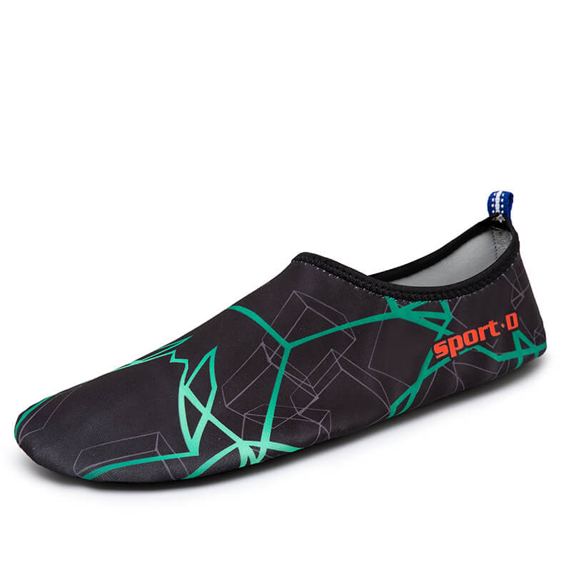 Barefoot quick-drying socks-cubic grid green