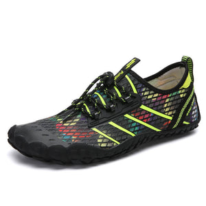 Men's and women's water sports socks beach barefoot yoga shoes-green
