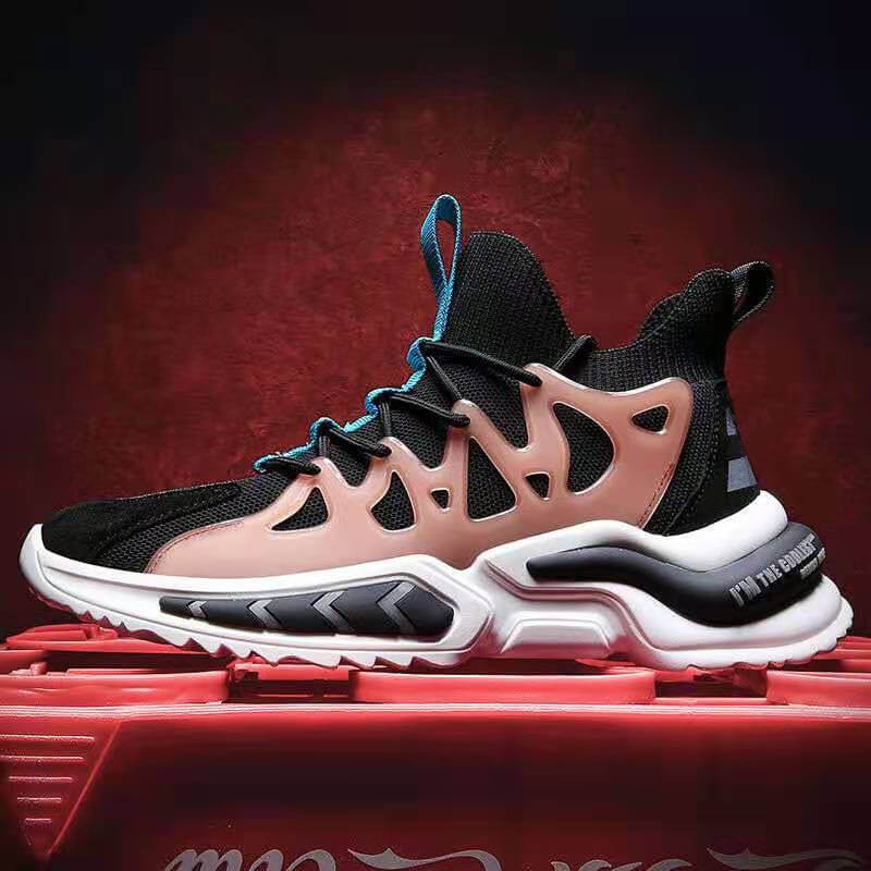 Chaussures de course de sport pour hommes, baskets de marche décontractées légères et respirantes, chaussures de sport d'entraînement de gym de performance