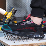 Steel Toe Shoes for Men Breathable Stylish Lightweight Safety Construction Work Sneaker