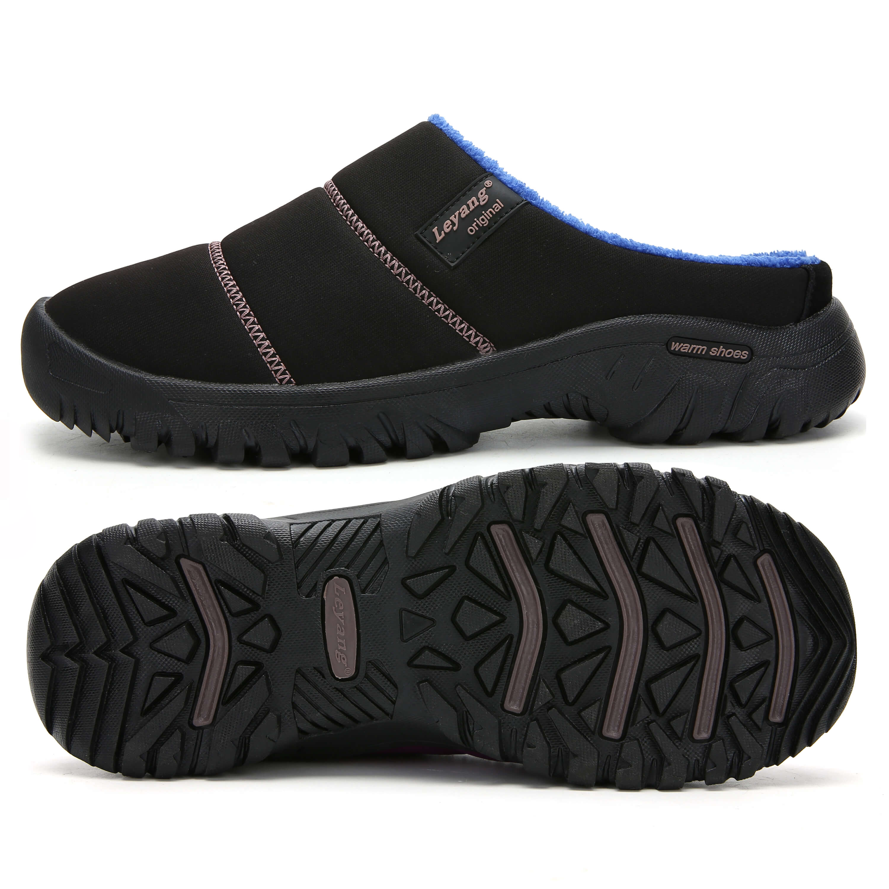 Unisex Men's and Women's Memory Foam Slippers Comfort Knitted Cotton-blend House Shoes Indoor & Outdoor