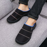 Unisex Men's and Women's Memory Foam Slippers Comfort Knitted Cotton-blend House Shoes Indoor & Outdoor