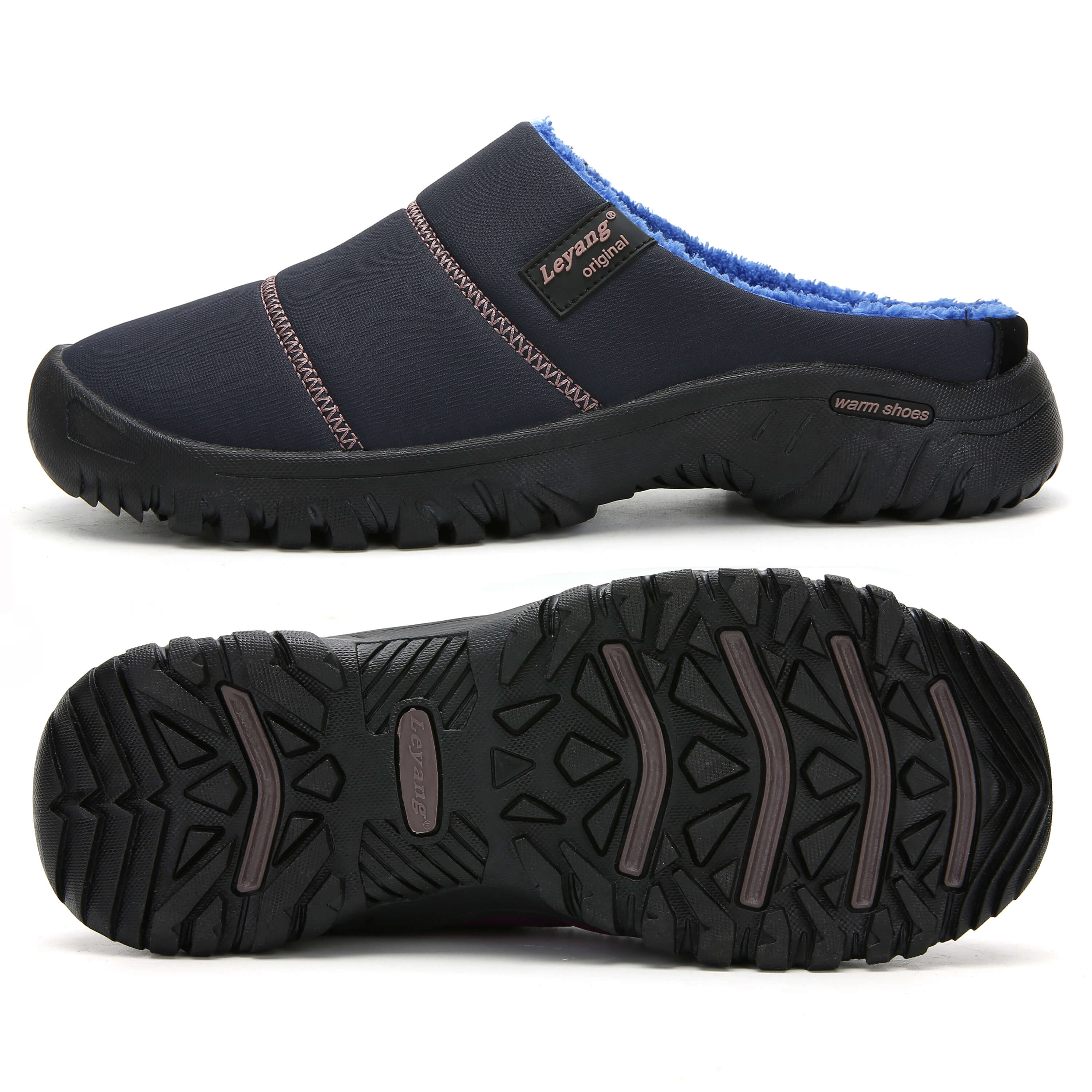 Unisex Men's and Women's Memory Foam Slippers Comfort Knitted Cotton-blend House Shoes Indoor & Outdoor