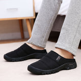 Unisex Men's and Women's Memory Foam Slippers Comfort Knitted Cotton-blend House Shoes Indoor & Outdoor