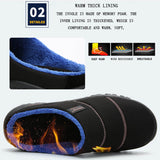 Unisex Men's and Women's Memory Foam Slippers Comfort Knitted Cotton-blend House Shoes Indoor & Outdoor