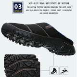 Unisex Men's and Women's Memory Foam Slippers Comfort Knitted Cotton-blend House Shoes Indoor & Outdoor