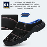 Unisex Men's and Women's Memory Foam Slippers Comfort Knitted Cotton-blend House Shoes Indoor & Outdoor