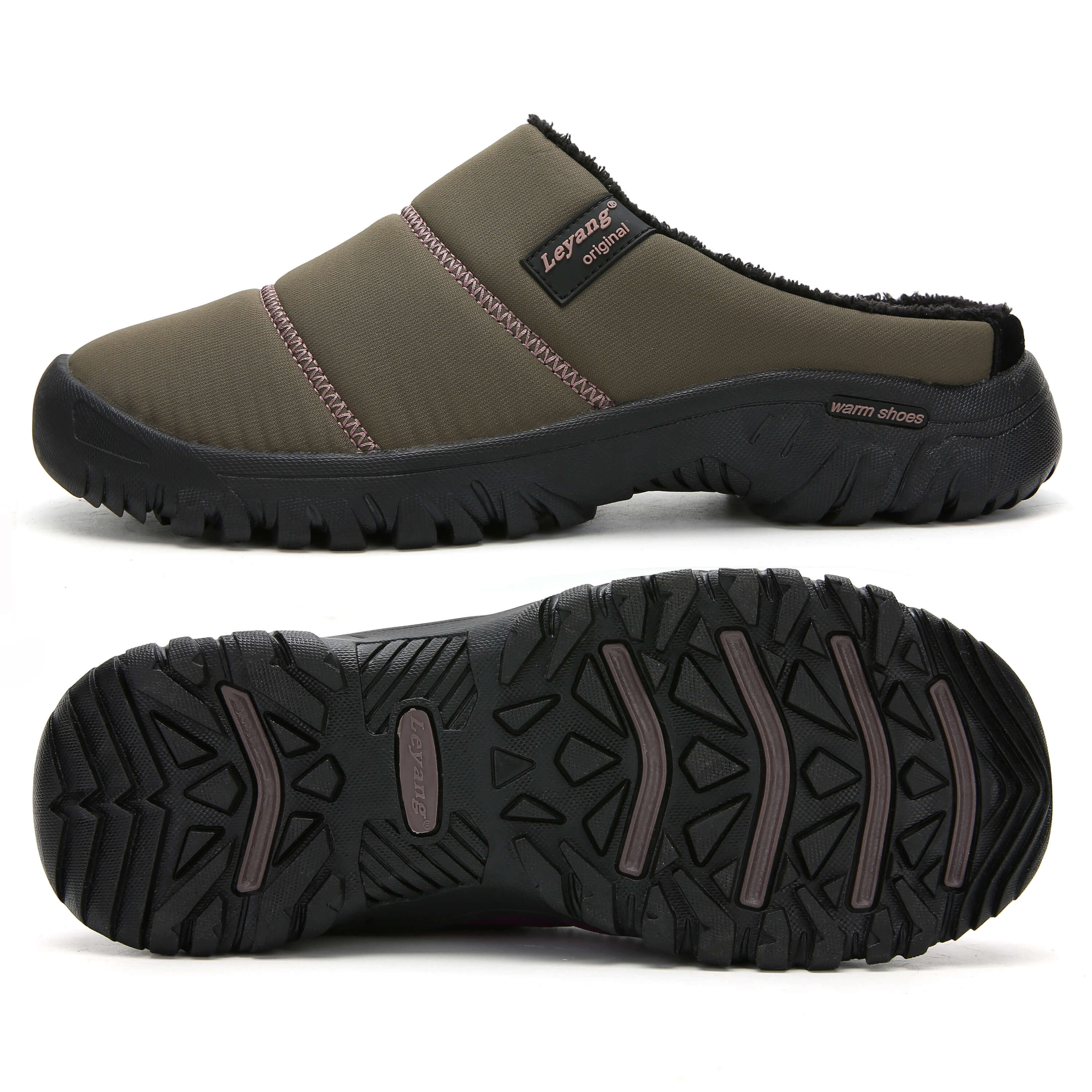 Unisex Men's and Women's Memory Foam Slippers Comfort Knitted Cotton-blend House Shoes Indoor & Outdoor