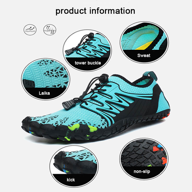 Zapatos de agua para hombre y mujer, de secado rápido, descalzos, para nadar, bucear, surfear, deportes acuáticos, piscina, playa, caminar, yoga