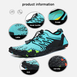 Zapatos de agua para hombre y mujer, de secado rápido, descalzos, para nadar, bucear, surfear, deportes acuáticos, piscina, playa, caminar, yoga