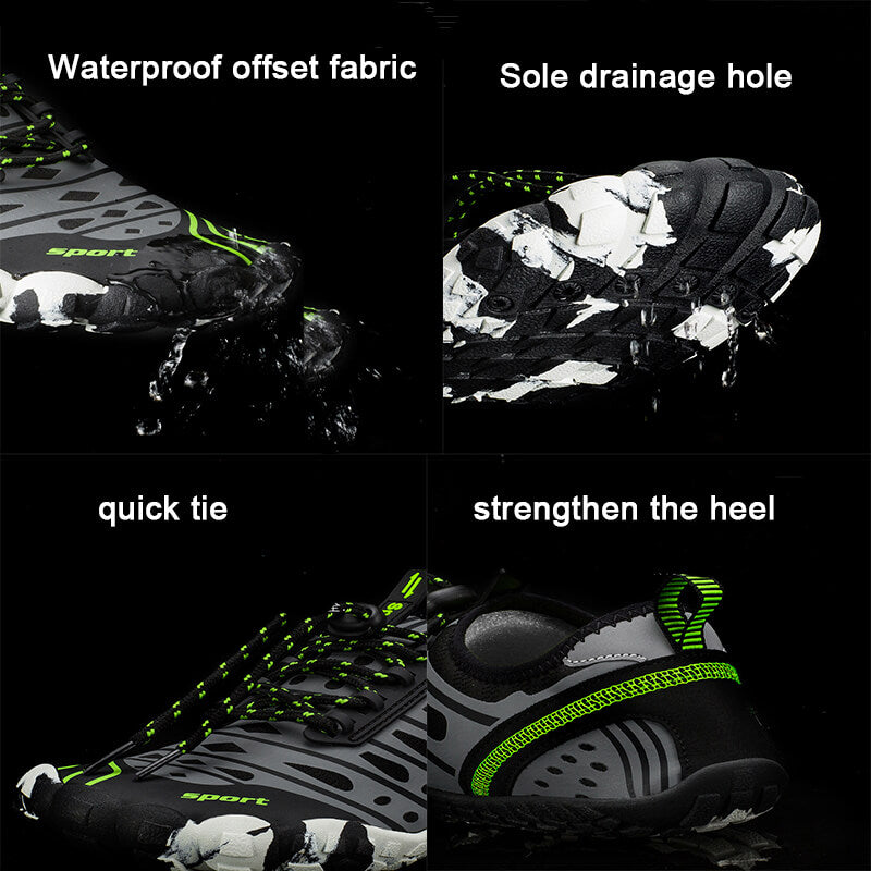 Chaussures aquatiques pour femmes et hommes - Chaussettes de natation, de plage, d'eau, à séchage rapide, pieds nus, pour l'extérieur, le surf, le yoga, l'exercice