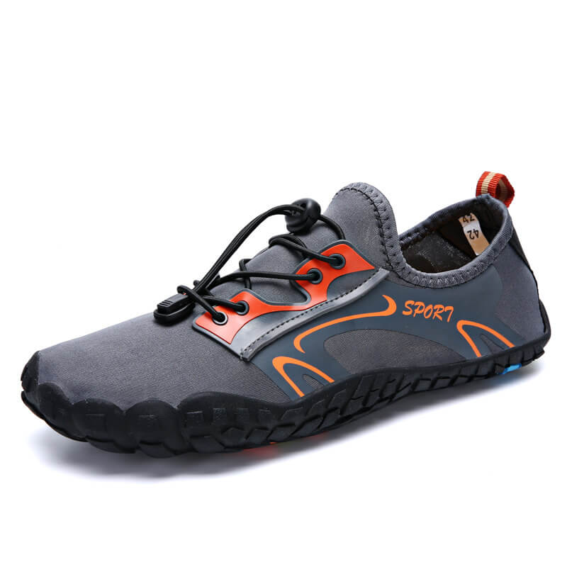 Water Shoes Men's And Women's Sports Quick-Drying Barefoot Diving Swimming Surfing Water Sports Walking Beach Yoga-Gray A