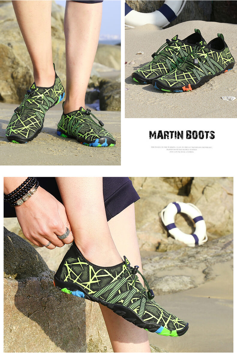 Chaussures aquatiques pour hommes et femmes, chaussures de plage, de natation, chaussettes aquatiques à séchage rapide, chaussures de piscine pour le surf, le yoga, l'aquagym