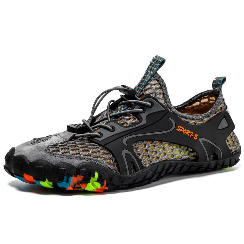Water Shoes Swimming Surf Shoes Beach Pool Shoes Hiking Water Sports Shoes Men Dry Water Sports Shoes-gray