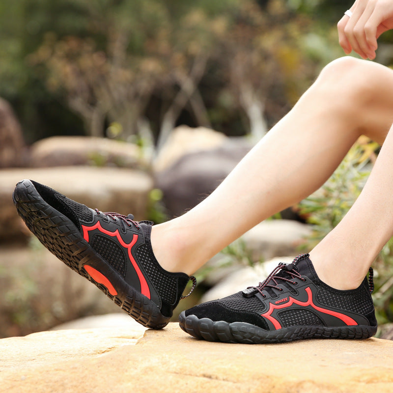 Water Shoes Men's Women's Beach Swimming Shoes Quick-Drying Water Socks Swimming Pool Shoes Surfing-Effecct Picture