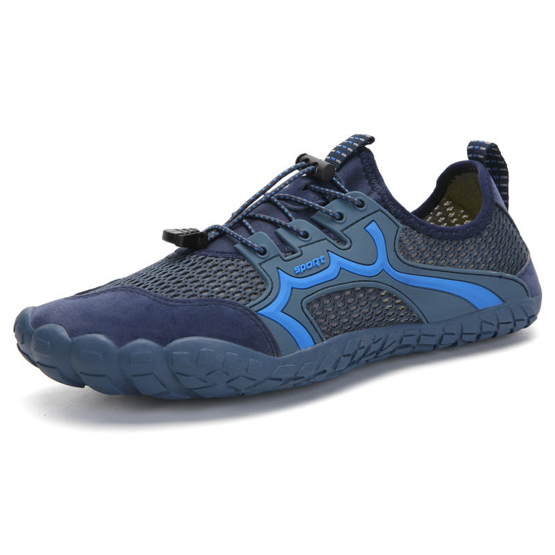 Water Shoes Men's Women's Beach Swimming Shoes Quick-Drying Water Socks Swimming Pool Shoes Surfing-Blue