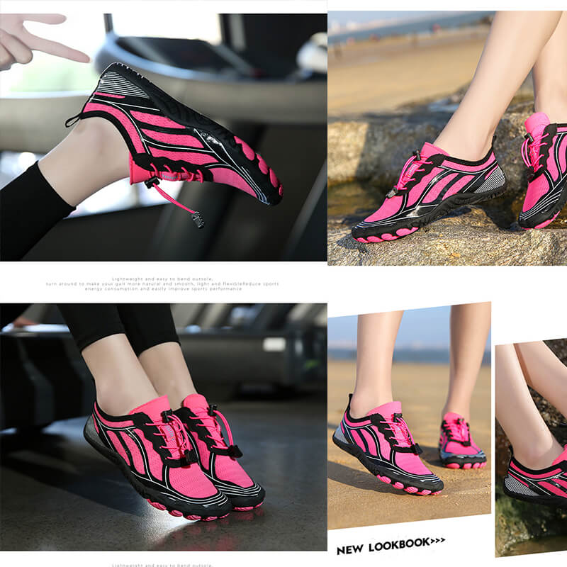 Chaussures aquatiques pour hommes, séchage rapide, pieds nus, pour femmes, sport, eau, plein air, plage, natation, plongée, surf, kayak, bateau, marche