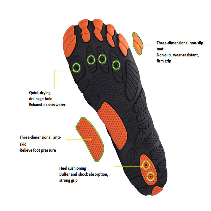 Men's and women's swimming shoes outdoor beach barefoot quick-drying water swimming pool socks surfing yoga water aerobics-detail picture