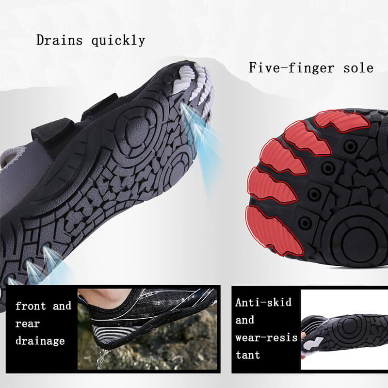 Zapatos de agua para hombre, de secado rápido, descalzos, para mujer, para deportes acuáticos, al aire libre, playa, natación, buceo, surf, kayak, paseos en bote, caminatas