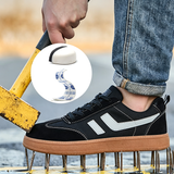 Steel Toe Shoes for Men and Women Comfortable Lightweight Work Safety Puncture Proof Slip Resistant Indestructible Sneakers Construction