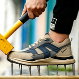 Steel Toe Shoes for Men Women Lightweight Breathable Safety Comfortable Non Slip Work Tennis Indestructible Construction Sneakers