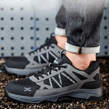 Steel Toe Shoes for Men Women Work Sneakers Safety Indestructible Comfortable Lightweight Breathable Puncture Proof for Constructions