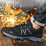 Steel Toe Shoes for Men Women Work Sneakers Safety Indestructible Comfortable Lightweight Breathable Puncture Proof for Constructions