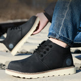 Steel Toe Boots for Men Work Industrial Construction Mid Cut Industrial Work Comfortable Lightweight Safety Sneakers for Work