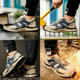 Steel Toe Shoes for Men Women Lightweight Breathable Safety Comfortable Non Slip Work Tennis Indestructible Construction Sneakers