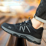 Steel Toe Shoes for Men Women Work Sneakers Safety Indestructible Comfortable Lightweight Breathable Puncture Proof for Constructions