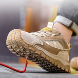 Steel Toe Shoes for Men Women Comfortable Safety Non Slip Warehouse Industry Construction Work Sneakers