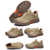 Zapatos con punta de acero indestructibles para hombres y mujeres, zapatos de seguridad para el trabajo, zapatillas de construcción industrial