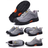 Zapatos con punta de acero indestructibles para hombres y mujeres, zapatos de seguridad para el trabajo, zapatillas de construcción industrial
