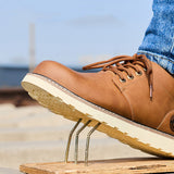 Steel Toe Boots for Men Work Industrial Construction Mid Cut Industrial Work Comfortable Lightweight Safety Sneakers for Work