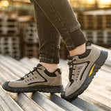 Steel Toe Shoes for Men Women Cushion Comfortable Work Lightweight Breathable Slip Resistant Indestructible Construction Industrial Safety Sneakers