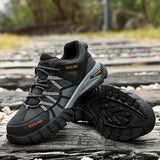 Steel Toe Shoes for Men Women Safety Comfortable Lightweight Puncture Proof Slip on Indestructible Work Sneakers