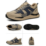 Steel Toe Shoes for Men Women Lightweight Breathable Safety Comfortable Non Slip Work Tennis Indestructible Construction Sneakers