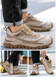 Steel Toe Shoes for Men Women Comfortable Safety Non Slip Warehouse Industry Construction Work Sneakers