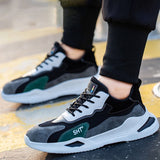 Steel Toe Shoes for Men Women Breathable Work Lightweight Comfort Black Indestructible Working Sneakers