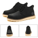 Steel Toe Boots for Men Work Industrial Construction Mid Cut Industrial Work Comfortable Lightweight Safety Sneakers for Work