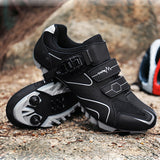 Chaussures de vélo de montagne pour hommes, chaussures de cyclisme compatibles avec le système de pédales SPD pour le vélo de route en montagne en intérieur et en extérieur