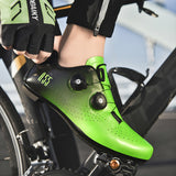 Chaussures de cyclisme unisexes pour vélo de route compatibles avec les chaussures de vélo Peloton Shimano SPD pour hommes et femmes, 2 cadrans, crampons pour cyclisme en intérieur et en extérieur