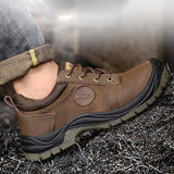 Steel Toe Work Boots for Men Comfort Anti Slip Safety Industrial Waterproof Construction Boot