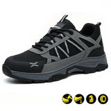 Steel Toe Shoes for Men Women Work Sneakers Safety Indestructible Comfortable Lightweight Breathable Puncture Proof for Constructions