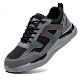 Steel Toe Shoes for Men Women Lightweight Breathable Safety Comfortable Non Slip Work Tennis Indestructible Construction Sneakers