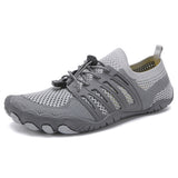 Men's Women's Water Shoes Barefoot Quick Dry Outdoor Sneakers for Kayaking, Boating, Hiking, Surfing, Walking - Gray / 5.5 B(M)US Women/ 4 D(M)US Men=EU36