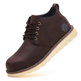 Steel Toe Boots for Men Work Industrial Construction Mid Cut Industrial Work Comfortable Lightweight Safety Sneakers for Work