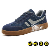 Steel Toe Shoes for Men and Women Comfortable Lightweight Work Safety Puncture Proof Slip Resistant Indestructible Sneakers Construction